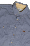 Vintage Blue Carhartt Button Up Shirt