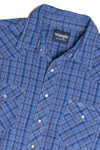Recycled Blue Wrangler Button Up Shirt