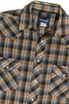 Recycled Wrangler Yellow And Red Button Up Shirt