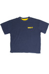 Vintage Double Layer Navy T-Shirt