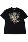 Vintage 1993 "Las Vegas" Native Print Skull T-Shirt