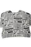Newsprint "Larva" 3/4 Sleeve Sweater