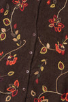 Vintage Floral Embroidered Dress Barn Sweater