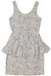 Vintage Leopard Print Peplum Skirt Byer Too! Dress