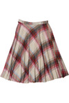 Vintage Plaid Wool Eccobay Skirt