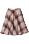 Vintage Plaid Wool Eccobay Skirt