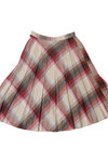 Vintage Plaid Wool Eccobay Skirt