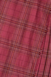 Vintage Dark Pink Plaid Moffat Weavers Skirt