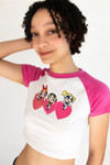 Powerpuff Girls Raglan Crop Tee