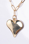 2 Piece Heart of Gold Necklaces