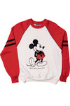 Vintage Mickey Mouse Velvet Print "Walt Disney Productions" Sweatshirt