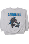 Vintage Carolina Panthers NFL Front/Back Print Sweatshirt