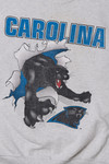 Vintage Carolina Panthers NFL Front/Back Print Sweatshirt