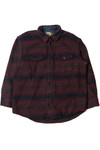 Vintage Cabela's Horizontal Stripe Wool Flannel Shirt
