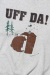 Vintage "Uff Da!" Bear Humor Sweatshirt