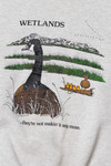 Vintage 1990 "Wetlands" Geese Sweatshirt