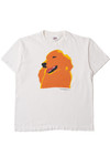 Vintage 1992 Dog Graphic Single Stitch T-Shirt