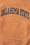 Distressed "Oklahoma State" Orange Tie Dye Sweatshirt