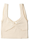 Ruched Bow Crop Tank 