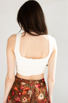 Ruched Bow Crop Tank 