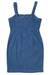 Corset Bodice Denim Mini Dress