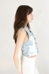 Light Wash Denim Vest