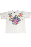 Vintage Rhinestone Floral T-Shirt