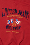 Vintage "Limited Jeans Worldwide" Sweatshirt