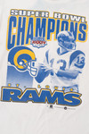 Vintage St. Louis Rams 2000 Super Bowl Champions XXXIV T-Shirt