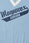 Vintage "Magnavox Auburn" #20 V-Neck Ringer T-Shirt