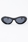 Oval Outline Frame Sunglasses