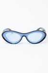 Oval Outline Frame Sunglasses