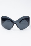 Rimless Goggle Shield Sunglasses