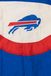 Vintage Buffalo Bills NFL Full Zip Hooded Puffer Apex One Lightweight Jacket