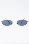 Oval Wire Frame Sunglasses