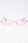 Oval Wire Frame Sunglasses