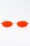 Oval Wire Frame Sunglasses