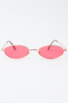 Oval Wire Frame Sunglasses