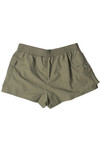 Army Green Parachute Cargo Shorts