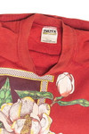 Vintage Flower Graphic Sweatshirt 10384