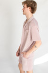 Chenille Knit Button Up Shirt