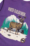 Vintage White-Tailed Deer Sweatshirt Dress (1990s)