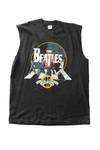 Vintage Beatles Abbey Road 25 Years Cutoff Sleeve T-Shirt (1994)