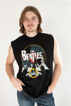 Vintage Beatles Abbey Road 25 Years Cutoff Sleeve T-Shirt (1994)