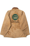 Vintage Carhartt Blanket Lined Button Up Embroidered Chore Coat