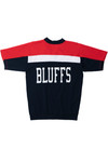 Vintage "Bluffs" V Neck Russell Athletic Nylon Jersey