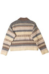 Vintage Rafaella Knit Striped Cardigan Sweater