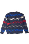 Vintage Woodward Shop Chevron Stripe Wool Sweater