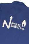 Vintage Peoples Natural Gas Two Tone Polo Shirt