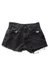 Vintage Black Levi's Cut Off Denim Shorts (sz. 34)